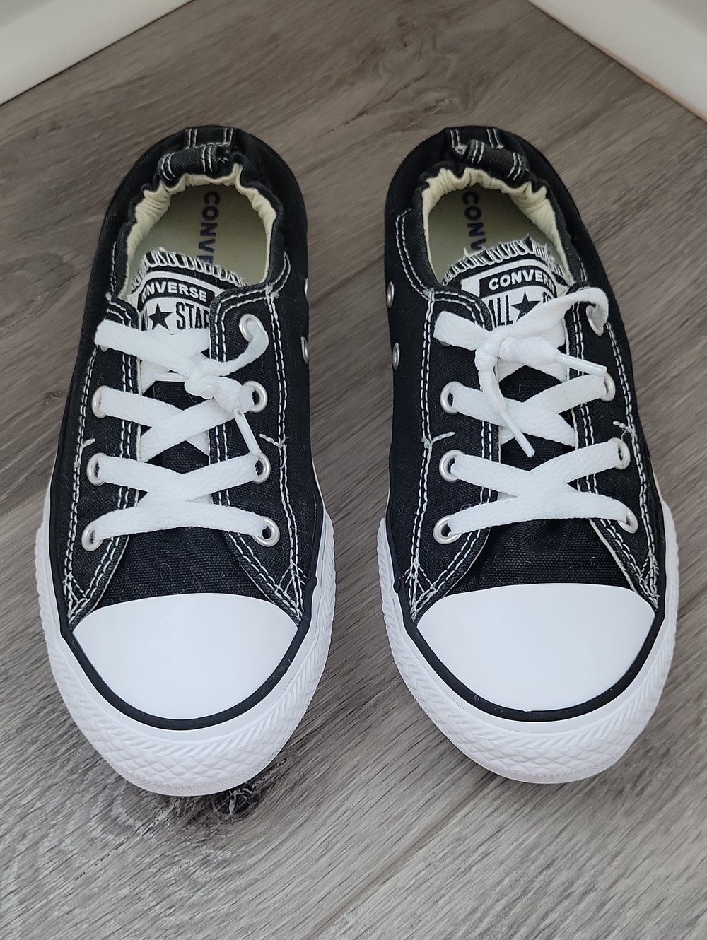 Converse All Star Shoreline Sneakers Cinchback Black Size 5